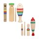 thumbnail image 3 of Instrumentos musicales de percusión Montessori para niños, juego de tambores para bebés, material didáctico con mazo, instrumento de madera colorido , 5 piezas, 3 of 8