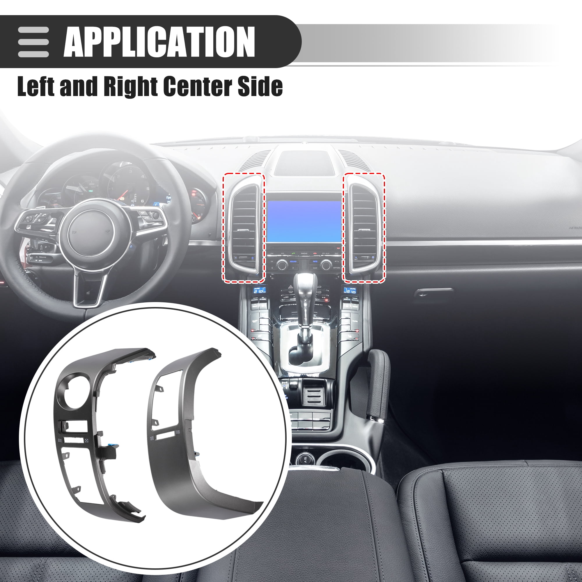 Unique Bargains Center Dash Vent Trim Panel for Toyota 2004-2009 5567047060