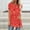 Red, variant on Women Shirt Fashion Christmas gift Thin section Sets Leisure Printed Loose Trendy Lining Durable Loose Fitting Short Sleeve Light Blue Sexy Lining Size M