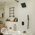 thumbnail image 5 of CASAINC 3-Function Shower Heads Faucet 1.8 Bathroom Shower System with Tub Spout in Matte Black, 5 of 9