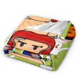 thumbnail image 3 of Manta de dibujos animados Stumble Guys, manta de forro polar ultra suave y acogedora de lujo para sofá cama, mantas de franela cálidas para todas las estaciones, ropa de cama para niños, niñas y, 3 of 7
