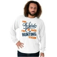thumbnail image 4 of Gone Fishing Hunting Season Funny Dad Men's Big & Tall Long Sleeve Graphic Tee Brisco Brands 2X, 4 of 5