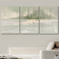 thumbnail image 2 of wall26 Canvas Print Wall Art Set Minimal Pastel Green Grunge Landscape Abstract Shapes Illustrations Modern Art Decorative Multicolor Chic for Living Room, Bedroom, Office - 24"x36"x3 Panel, 2 of 5