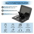 thumbnail image 6 of Player Portable TV 13.9 Inch With Digital TV Home LCD Screen For Car Usb Game FM DVD VCD CD MP3 Anolog Television ,High Volume Speakers, 6 of 6