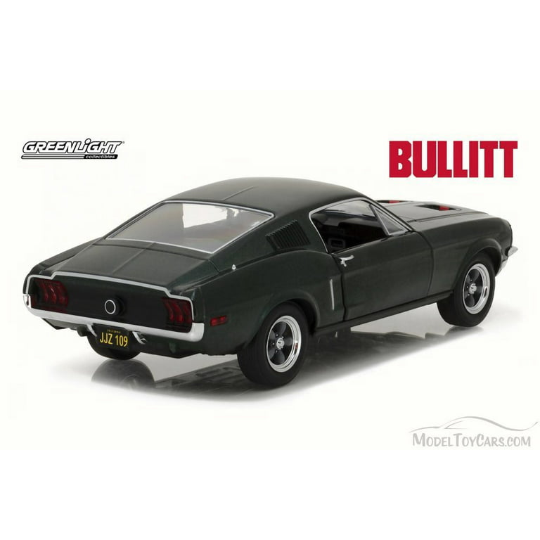 Bullitt 🎬 Ford Mustang Figurine Steve Mcqueen 1/18 Greenlight