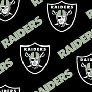 NFL Oakland Raiders Cotton Fabric, per Yard