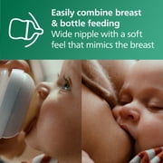 Philips Avent Natural Response Glass Newborn Gift Set, Bpa-Free, Flow 2 and 3, SCD858/01