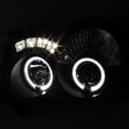 thumbnail image 3 of AKKON - For Jeep Grand Cherokee Black Bezel Dual Ring Projector LED Replacement Headlights Head Lamps Pair, 3 of 5