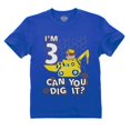 thumbnail image 1 of Tstars Boys Unisex 3rd Birthday Gift Tshirt Birthday Gift for 3 Year Old Paw Patrol Rubble Tractor Official Nickelodeon Birthday Shirts for Boy B Day Birthday Party Toddler Kids T Shirt, 1 of 2