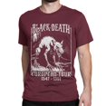 thumbnail image 1 of Camisetas novedosas de la gira europea de Black Death para hombre y mujer, camisetas de algodón puro con cuello redondo, camisetas de manga corta, ropa de talla grande, 1 of 7