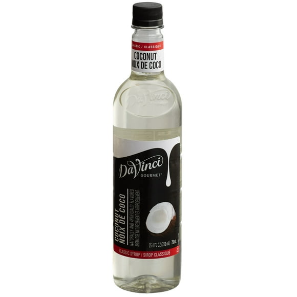 DaVinci Gourmet 750 mL Classic Coconut Flavoring Syrup