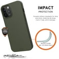 thumbnail image 5 of UAG iPhone 12 Pro Max Case [6.7-inch screen] 100% Biodegradable 100% Compostable 100% Mindful Eco-Friendly Ultra Slim Outback Biodegradable Protective Cover, Olive, 5 of 8