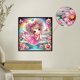 thumbnail image 3 of Kit Con Forma Especial Parcial DIY 5D Niña 30x30cm, 3 of 9