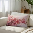 thumbnail image 3 of Flower Painted, Abstract Blush Pink Watercolor Queen Size Pillow Cover, Pillowcase Protectors with Zipper, Breathable Decorative Throw Pillow Case Cover, Pillow Shams for Couch Sofa 20x30Inch, 3 of 8