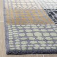 thumbnail image 3 of SAFAVIEH Wyndham Rida Geometric Wool Area Rug, Grey/Multi, 7' x 7' Square, 3 of 7