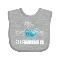 Inktastic San Francisco California Whale Watching Boys or Girls Baby Bib