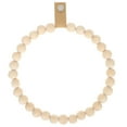 thumbnail image 3 of IFANLANDOR Wooden Towel Rings For Bathroom Wall Khaki 1Set, 3 of 6
