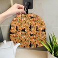 thumbnail image 7 of ZUXONGSY Fall Pumpkin Tea Kettle Cover Thick Teapot Cosy with Top Handle Decorative Teapot Cover Dust Protector Black Cat Not Easy to Pilling and Fade Fall Thanksgiving Decor, 7 of 7