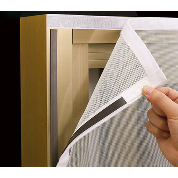 Mosquitera blanca ventana marco magnético blanco 120x150 cm antimosquitos
