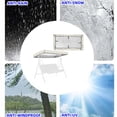 thumbnail image 1 of Housse de Remplacement pour Balançoire de Patio - Tissu Ripstop Robuste, Abri Résistant aux Intempéries pour Meubles d'Extérieur, Protection Rain and Sun Facile, Beige, JKODE, 1 of 9