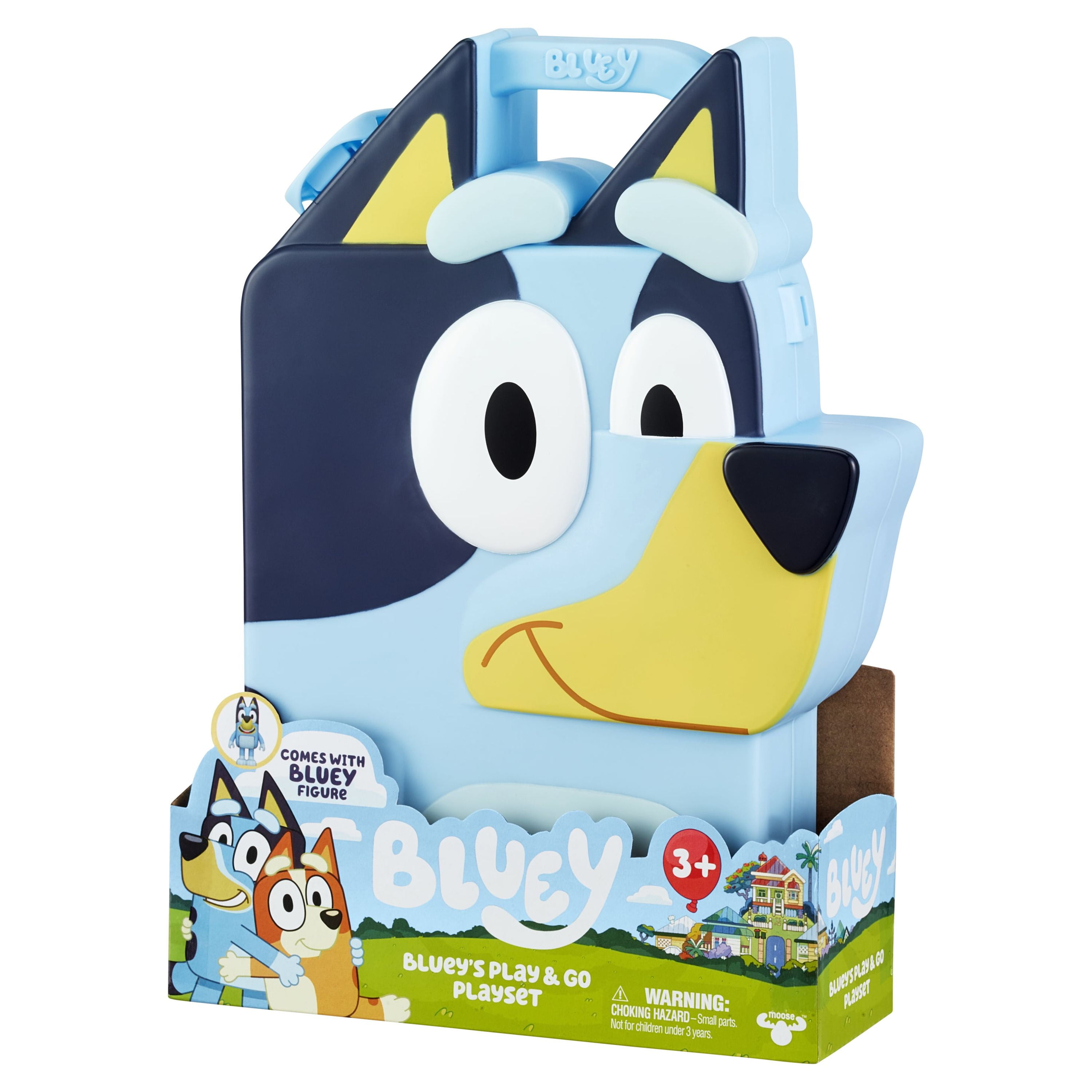 Bluey Play & Go Playset with Poseable 2.5