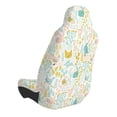 thumbnail image 3 of Picia Funny Chicken Print Waterproof Sweating Car Seat Cover for Post Gym Workout, Running, Beach and Hiking, Universal Fit Anti-Slip Bucket Seat Protector, 3 of 5