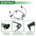 thumbnail image 4 of Unique Bargains ABS Wheel Speed Sensor ABS Sensor Anti-lock Braking System Sensor for Mitsubishi Montero Sport 2009-2015 No.4670A599 Rear Left, 4 of 7