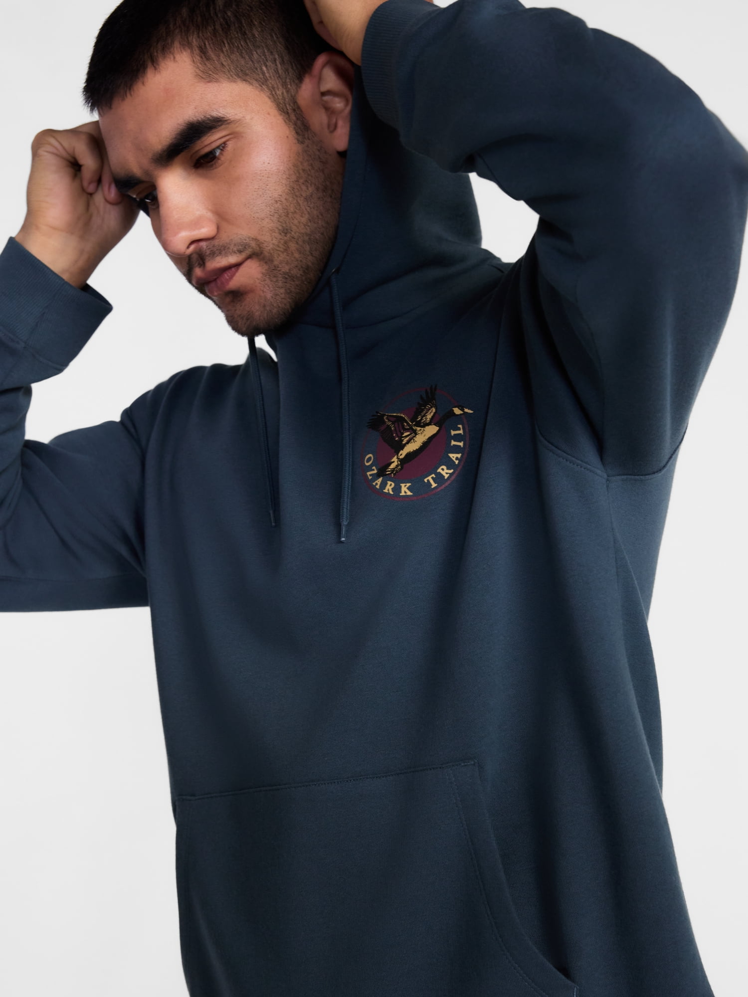 Ozark Trail Men's and Big Men's Graphic Hoodie, Sizes S-3XL