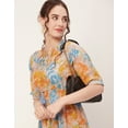 thumbnail image 5 of Moomaya Printed Long Slit Top, Womens Cotton Long Tunic Casual Tops, 5 of 9