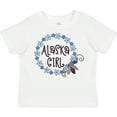 thumbnail image 3 of Inktastic Alaska Girl Forget-me-not Flower Girls Toddler T-Shirt, 3 of 5