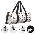 thumbnail image 3 of Balery Labrador Retriever Dog Bolsa de Gimnasio para Mujeres y Hombres, Bolsa de Viaje Impermeable, Bolsa de Fin de Semana con Compartimento para Zapatos y Bolsillo Húmedo, 3 of 6
