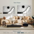 thumbnail image 4 of Elephant Stock Hockey Puck And Stick Wall Art - Horizontal Multi Panel Canvas - Hallway Wall Decor - Sports Multi Panel - Silver And Black Decor - 50" x 32", 4 of 8