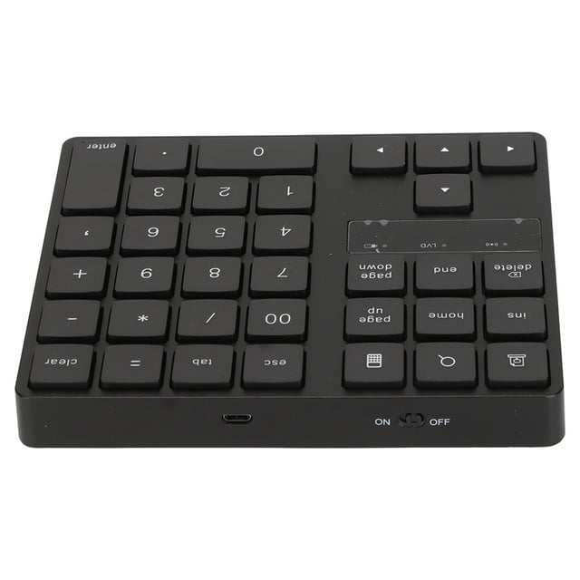 Teclado numérico inalámbrico NikouMX 35 teclas diseño ergonómico 2,4G silencioso para juegos