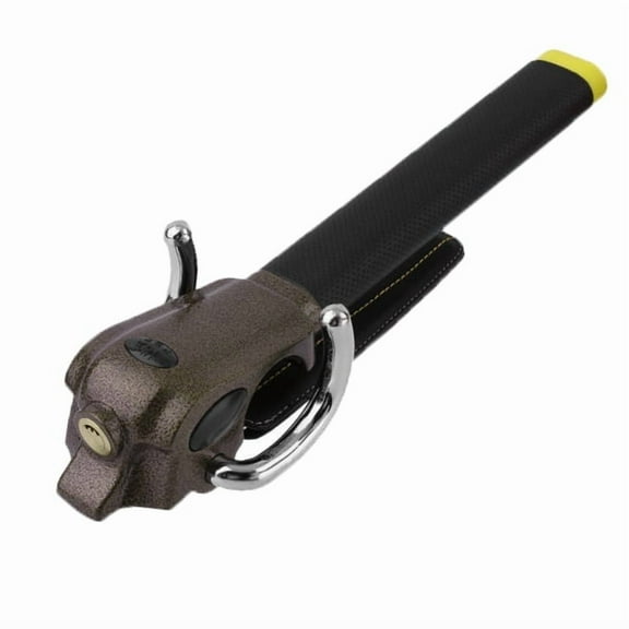 Black-Anti-Theft Car Steering Wheel Lock, Foldable T-Shape Protection for Automobile, Automobile Security Accessories