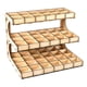 thumbnail image 1 of Organizador Del Soporte Del Modelo Del Estante De Almacenamiento Del Estante De De De dibujar Del De Bricolaje - 3 capas de 54 rejillas Yotijar Estante de pintura de madera, 1 of 8