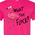 thumbnail image 4 of Inktastic What the Flock? Funny Flamingo T-Shirt, 4 of 5