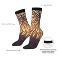 thumbnail image 4 of Balery Happy New Year Pattern Crew Socks Unisex– Soft & Breathable Socks for Men & Women, One-Size Fits Most (US 5-11), Comfortable & Durable for Daily Wear, 4 of 6