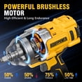 thumbnail image 3 of Llave de impacto ALLOY POWER ACW2000 2000 N·m sin escobillas 20V, 3 of 7
