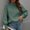 Green, variant on Dvkptbk Sweaters for Women Women's Casual Long Sleeve Turtleneck Loose Color Pullover Sweater Clothes on Clearance