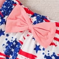 thumbnail image 7 of Fsqjgq Girls Clothes Size 5 Trendy Girls Clothes Outfits Toddler Boys Girls Independence Day Heart Pattern ​Printing Romper Bodysuit Shorts Headbands Outfits Baby Girl Outfit Set Kids Sets Size 6M, 7 of 7