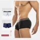 thumbnail image 3 of Nuevos bóxers deportivos de cintura baja transpirables de moda para hombre, ropa interior sexy de tela de red de color sólido, 3 of 4