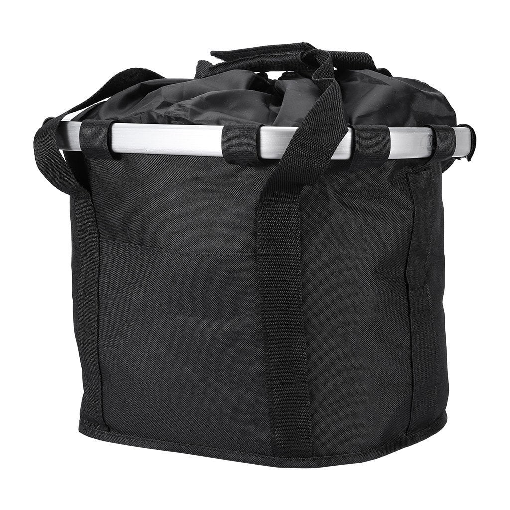 CNKOO Bicycle Front Basket, Removable Waterproof Bike Basket, Pet special car basket Black