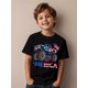 thumbnail image 1 of Youngsters Boys' Patriotic Monster Truck Graphic T-Shirt - USA Flag & "America" Text, July 4th Independence Day Celebration, Soft Stretch Fabric, Machine Washable Casual Playwear, Allse, 1 of 4