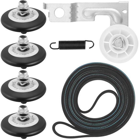 Dryer Repair Kit Fit for LG Kenmore Dryers 4581EL2002C Dryer Drum Roller 4400EL2001A Dryer Belt 4561EL3002A Idler Pulley for DLE2516W DLE3777W DLE5977W DLE7177WM DLE5955W DLE0442W by