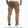 thumbnail image 6 of Ierhent Business Casual Pants for Men Mens Slim Fit Cotton Stretch Chino Pants(Khaki,3XL), 6 of 7