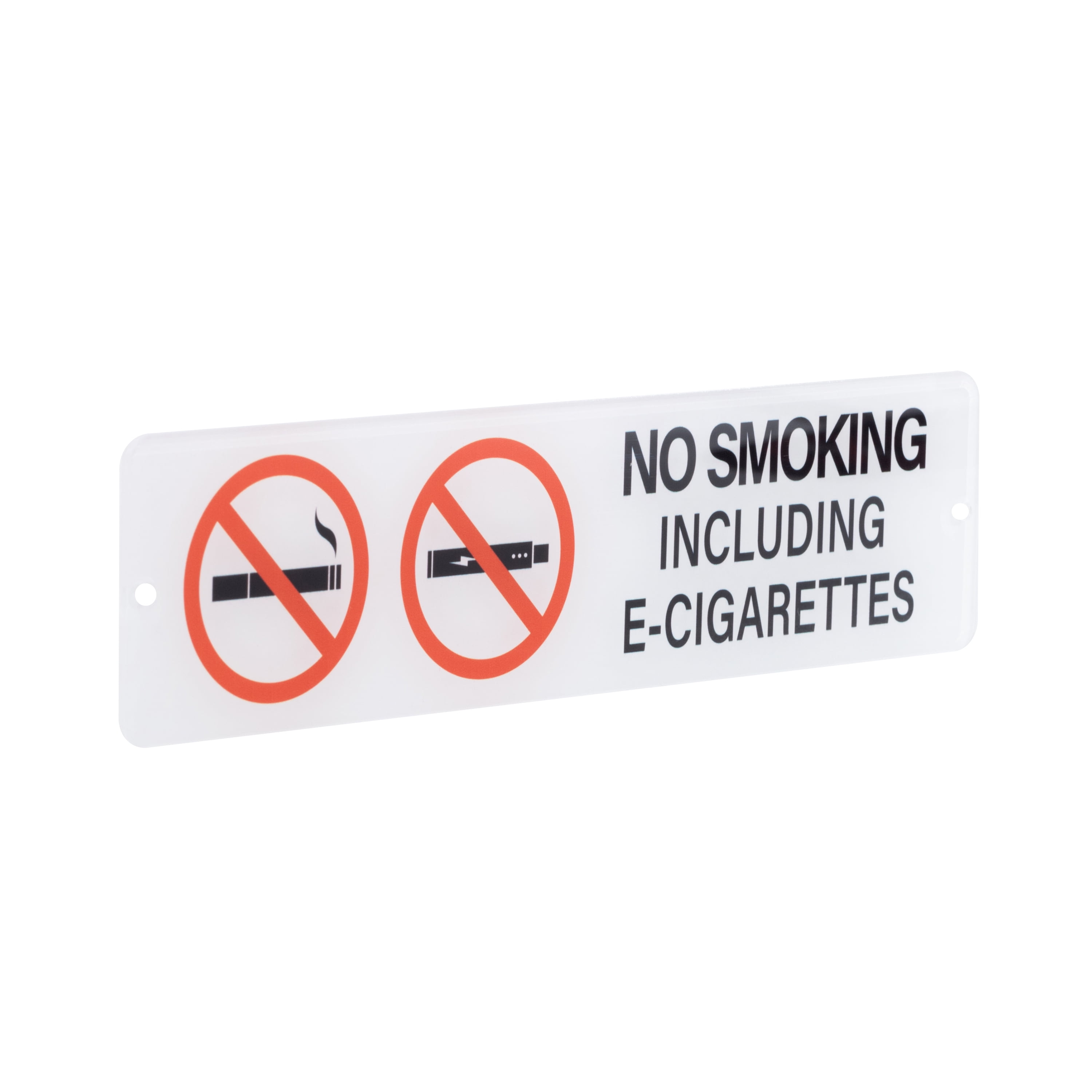 (2 pack) Pen+Gear NO SMOKING Sign,2×8 inches, Made of Acrylic, Suitatble for Public PLace