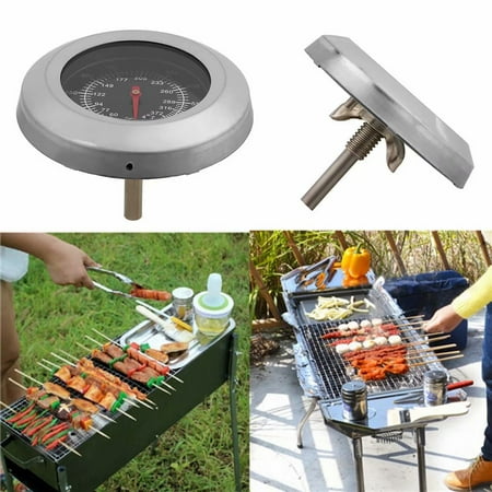 BBQ Smoker Thermometer Charcoal Grill Pit Thermometer Smoker Temperature Gauge