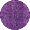 thumbnail image 1 of Ahgly Company Indoor Round Abstract Purple Modern Area Rugs, 8' Round, 1 of 4