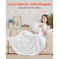thumbnail image 6 of KFFKFF Plush Throw Cover, Dimensions 50 x 60 Inches / 1270 x 1524 mm, Flannel Fleece Comfortable Wrap, Adorable Petite Fuzzy Covers, Ultra Soft Bedding Accessory, Perfect for Lounge, Settee, 6 of 9