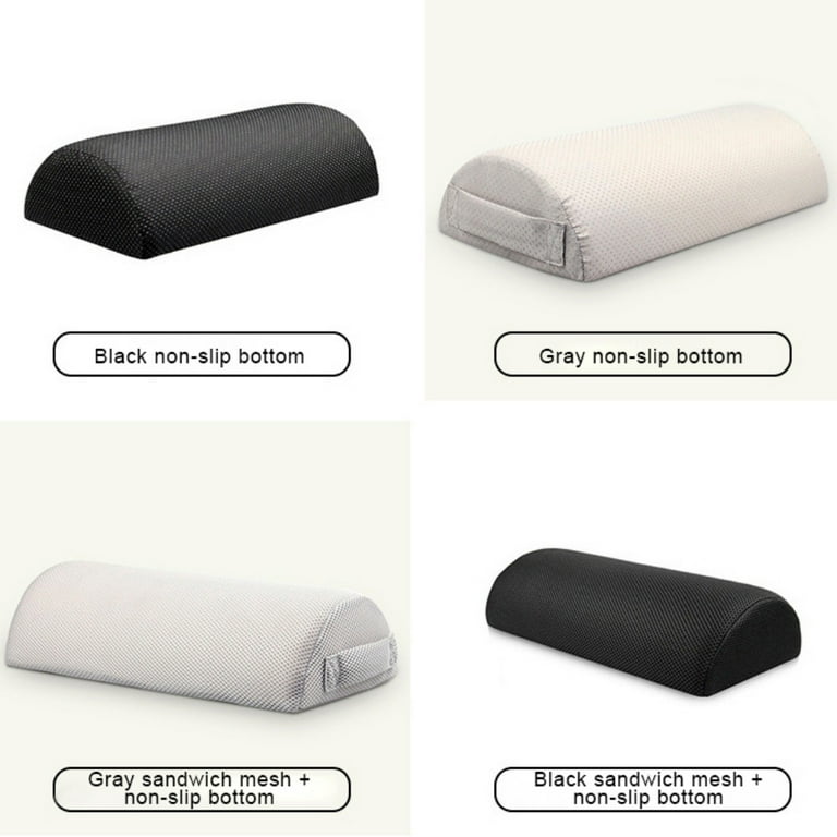 Semi Roll Bolster Pillow for Lower Back Pain Relief - Knee, Leg and Back  Support